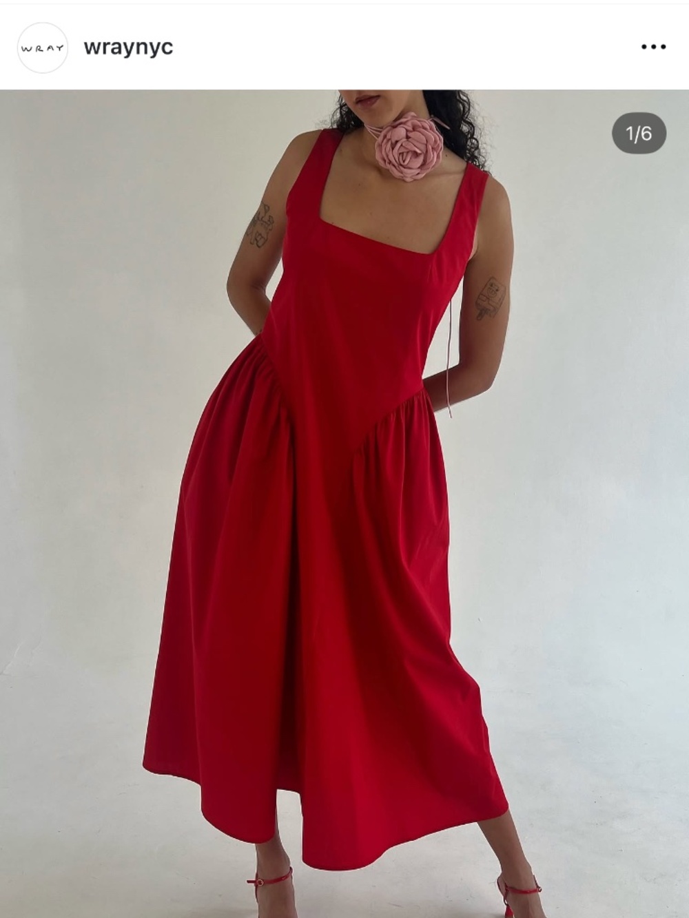 Wray NYC cotton maxi dress